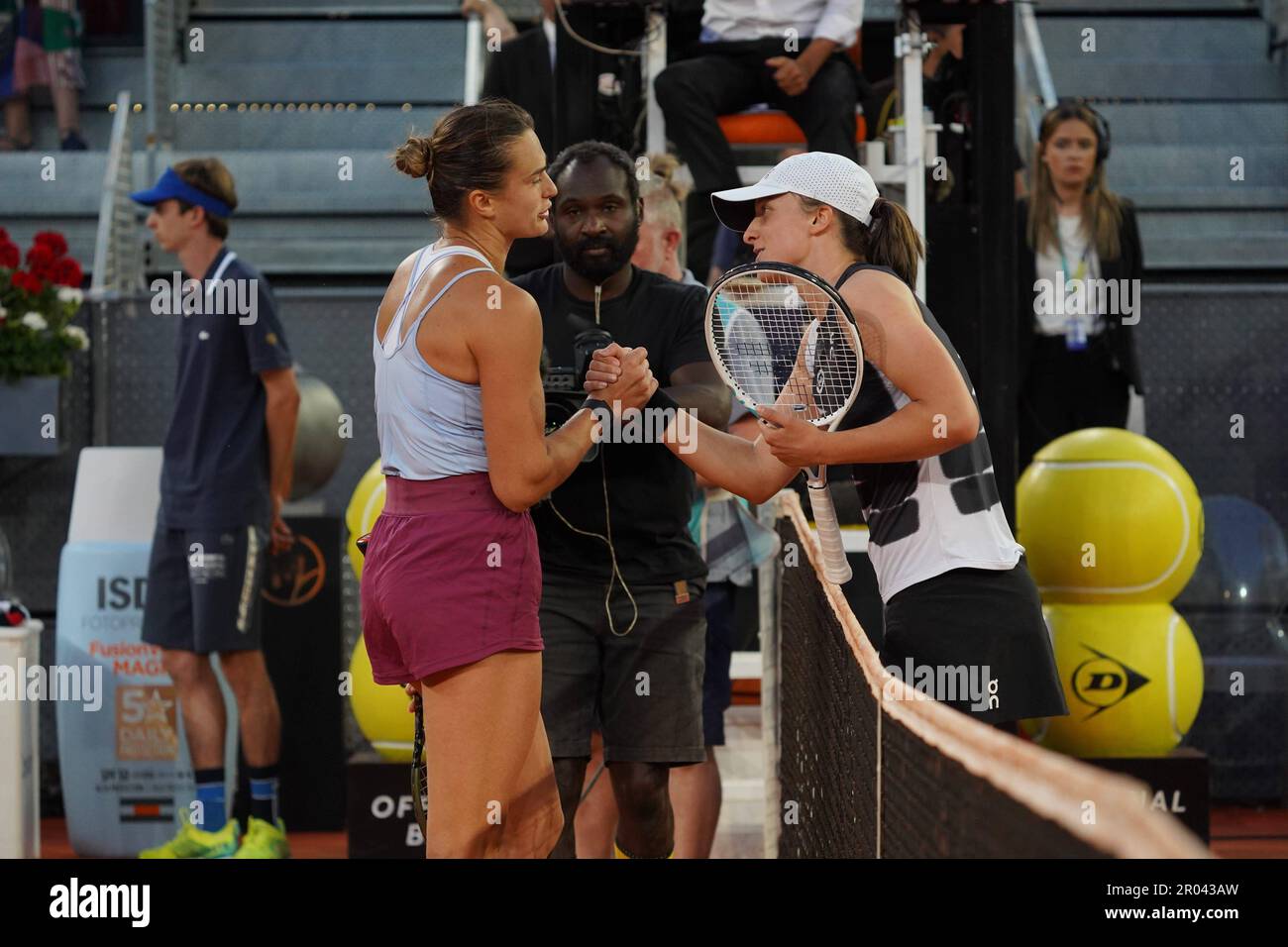 Madrid, Spain. 06th May, 2023. Iga Swiatek (POL) vs Aryna Sabalenka (BY