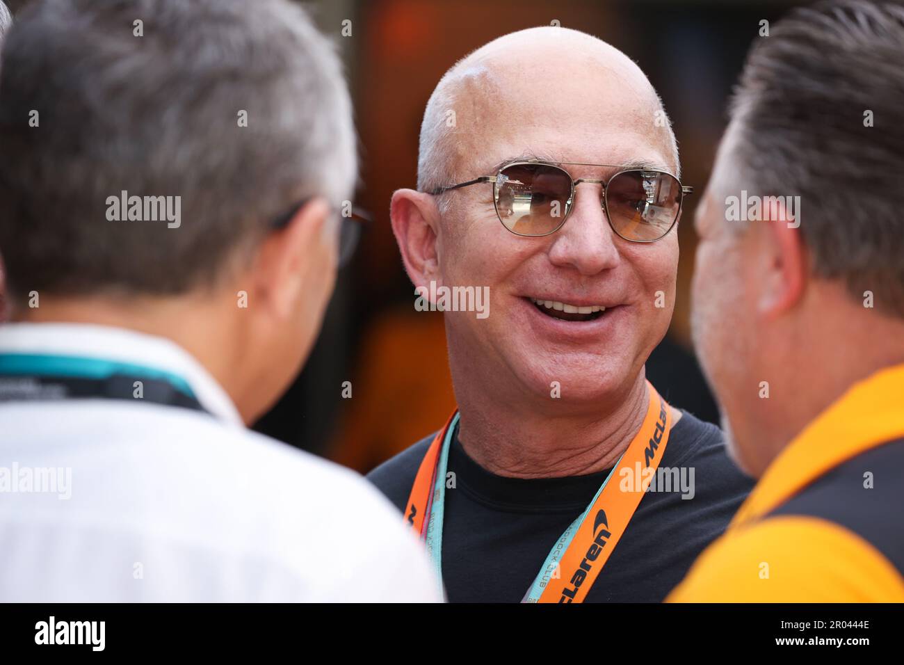 Jeffrey Preston Bezos known as Jeff Bezos portrait during the Formula 1