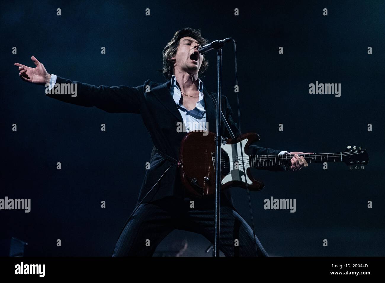 AMSTERDAM Lead singer and guitarist Alex Turner of rock band Arctic