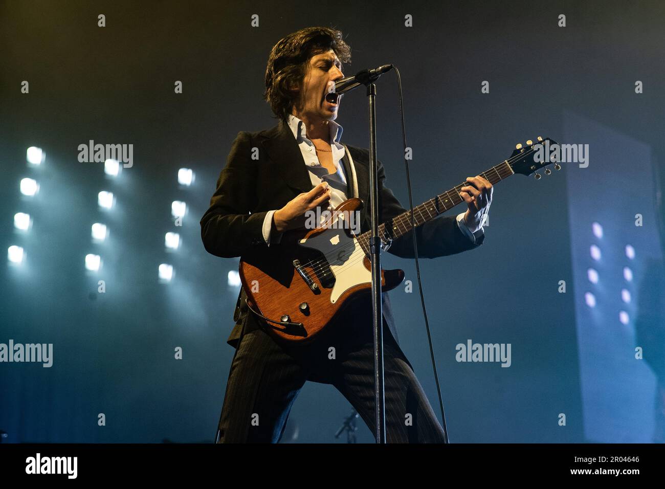 AMSTERDAM Lead singer and guitarist Alex Turner of rock band Arctic