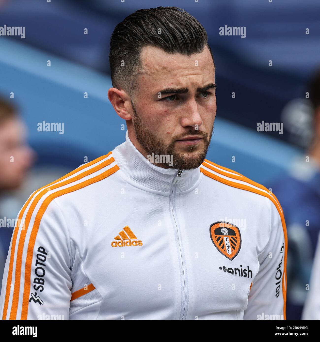 Jack Harrison 11 of Leeds United during the Premier League match