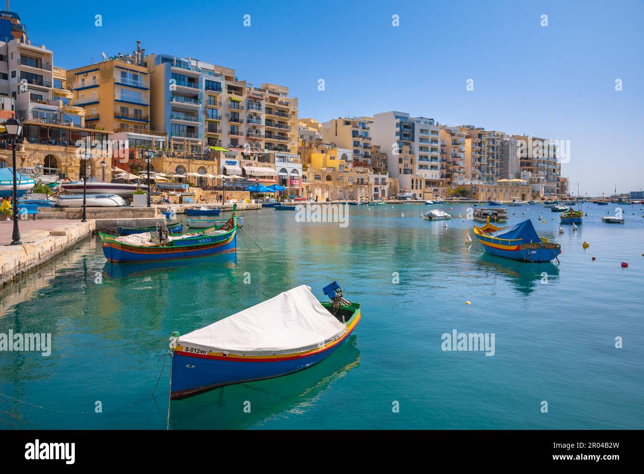 View of Saint Julian, Malta Stock Photo - Alamy