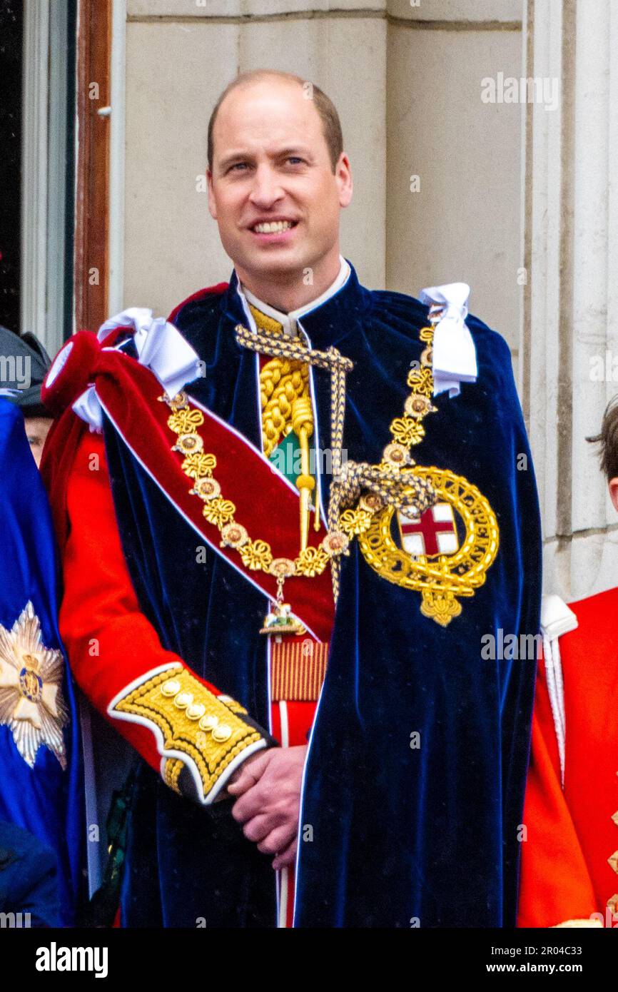 Prince William of Wales during appearance on the Buckingham Palace