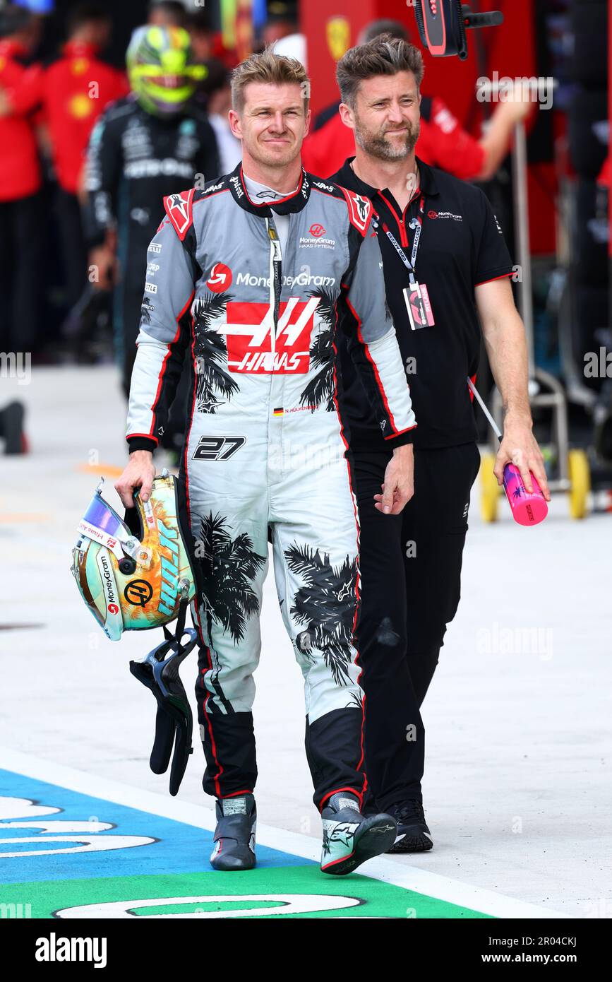 Miami, USA. 06th May, 2023. Nico Hulkenberg (GER) Haas F1 Team. 06.05.2023.  Formula 1 World Championship, Rd 5, Miami Grand Prix, Miami, Florida, USA,  Qualifying Day. Photo credit should read: XPB/Press Association