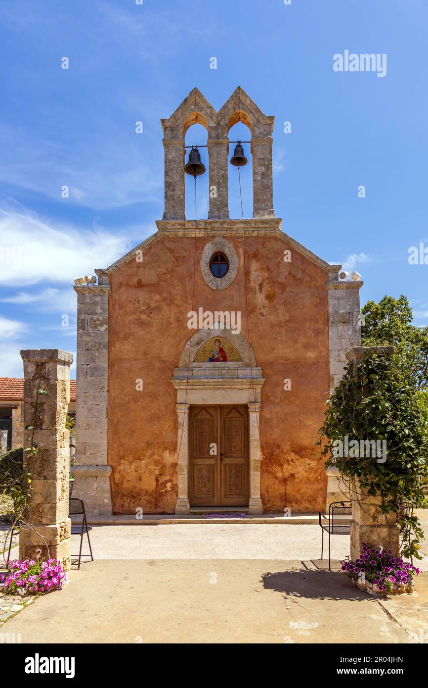 Agios Georgios (Saint George) monastery, Karydi, Apokoronas, Crete, Greece Stock Photo
