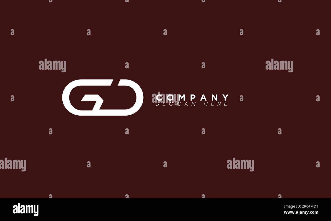 GD Alphabet letters Initials Monogram logo Stock Vector Image & Art - Alamy