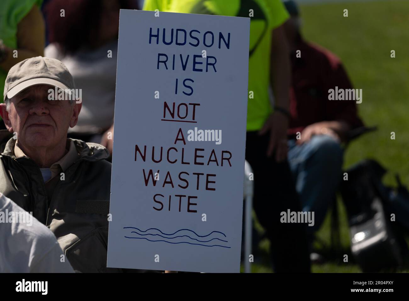 Cortlandt, New York, USA. 6th May, 2023. Demonstrators participate in