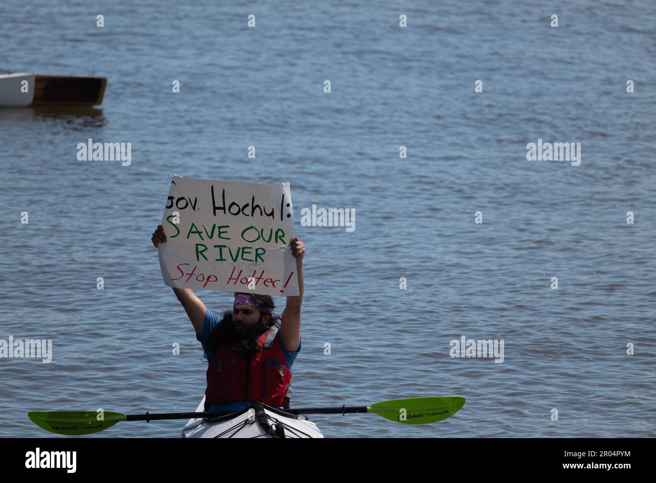 Cortlandt, New York, USA. 6th May, 2023. Demonstrators participate in