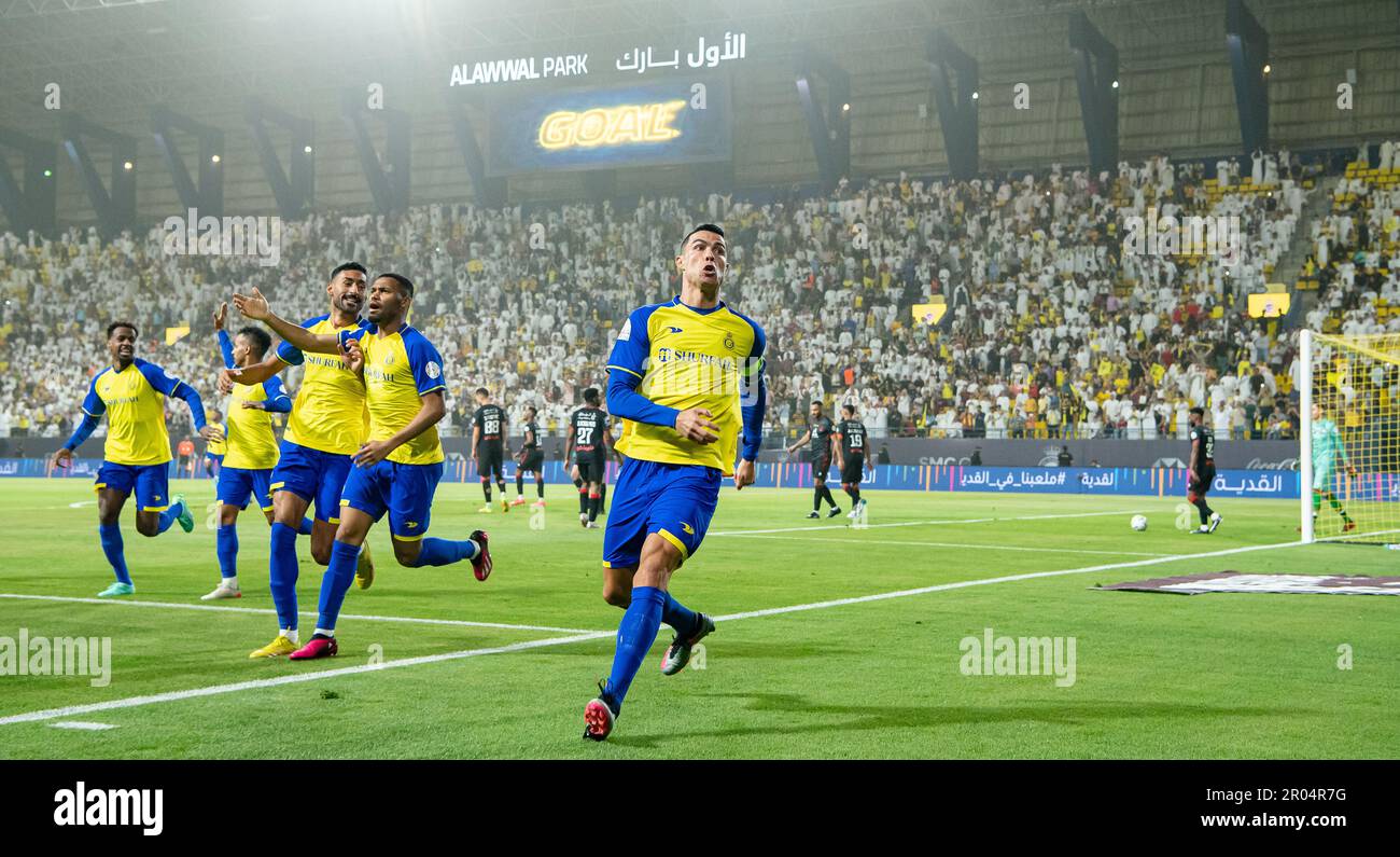cristiano-ronaldo-of-al-nassr-fc-celebrates-after-scoring-against-al