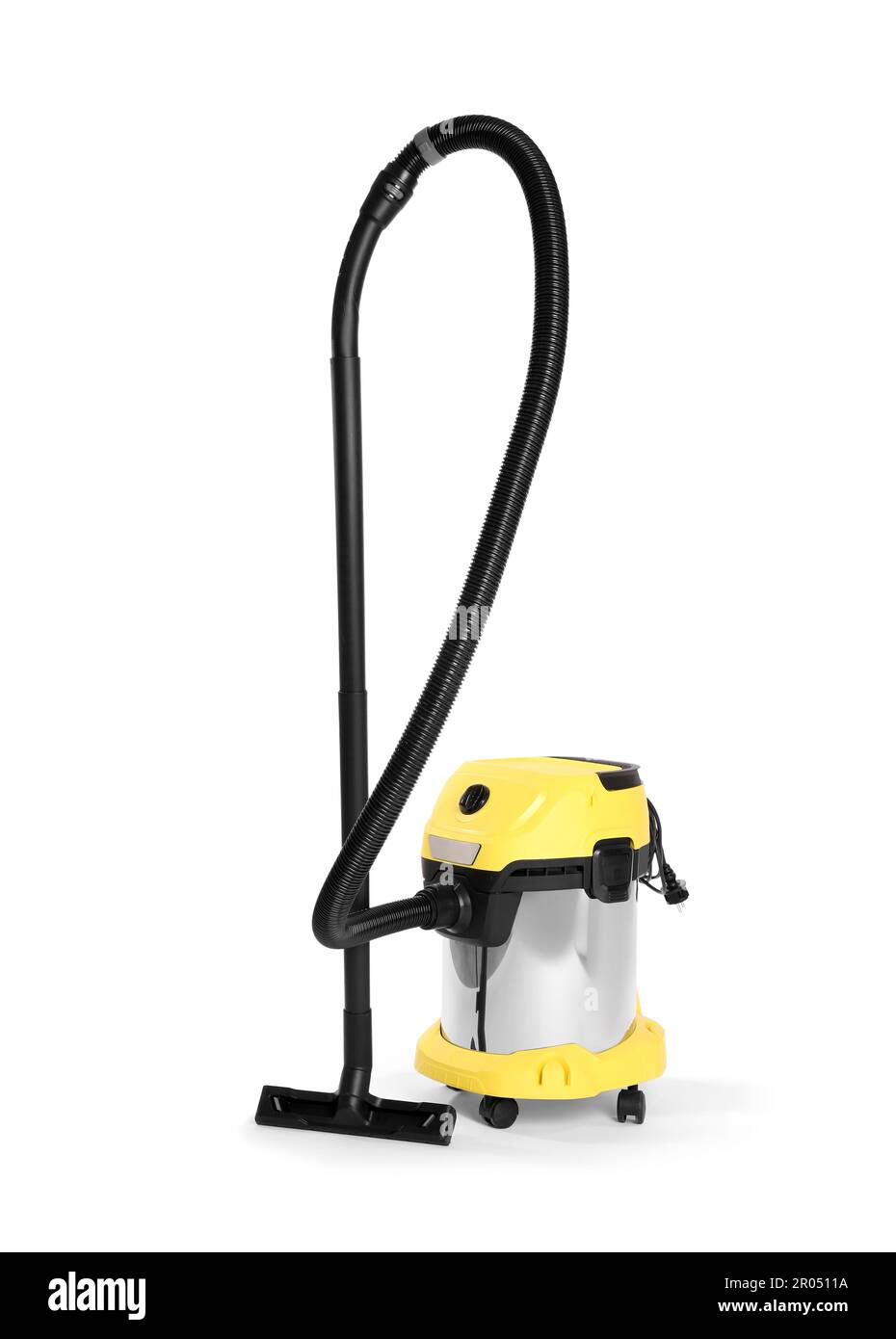 Vacuum cleaner on white background Stock Photo Alamy