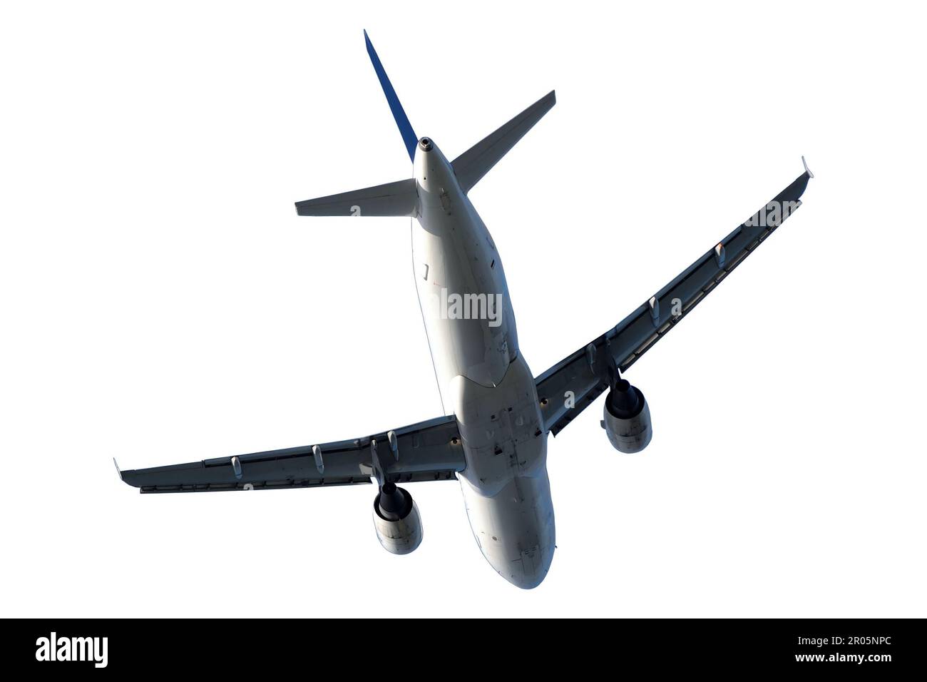 Plane isolated on a clean white background. Stock Photo