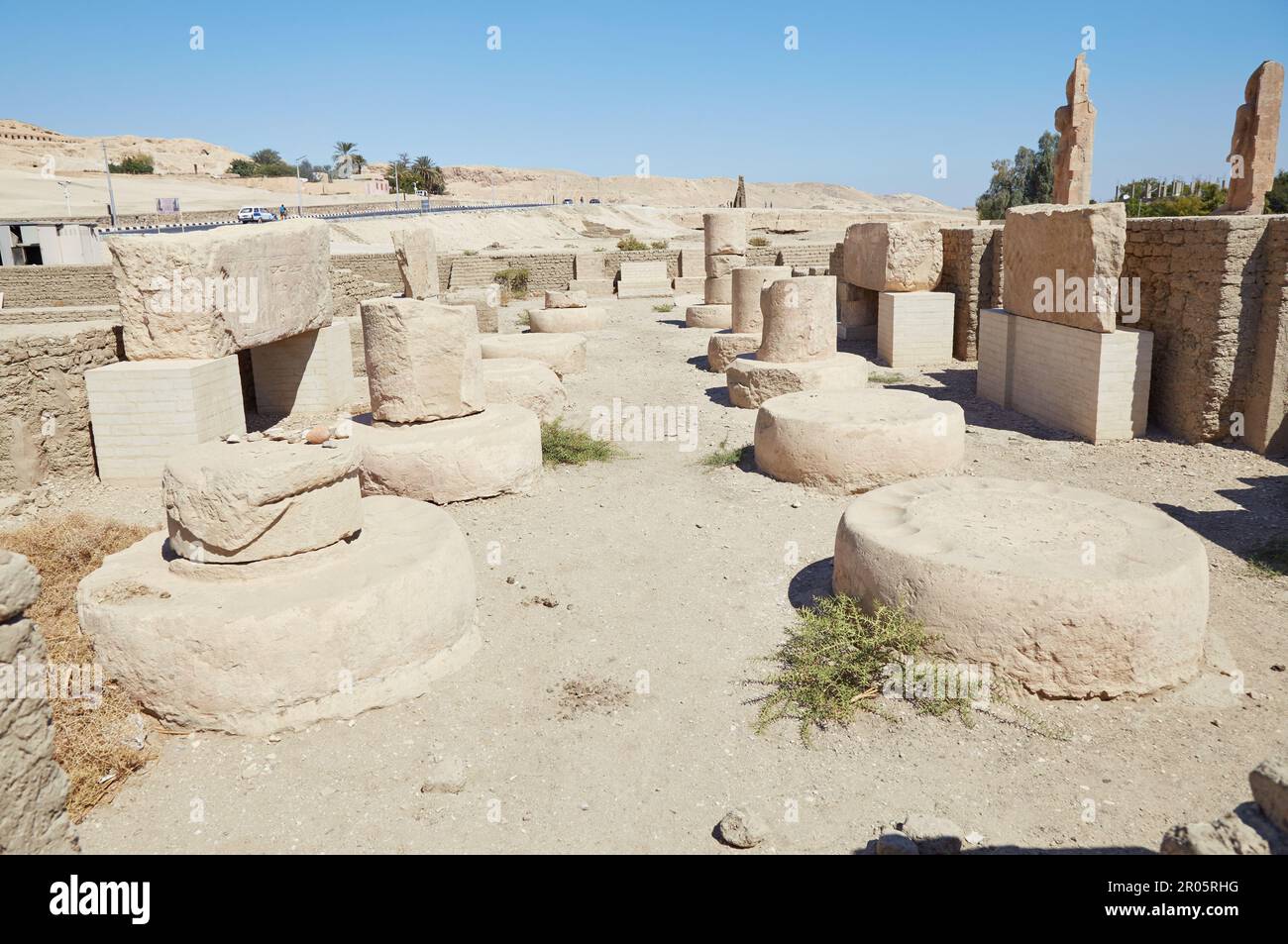 The Rare and Ruined Mortuary Temple of Merenptah of the 19th Dynasty