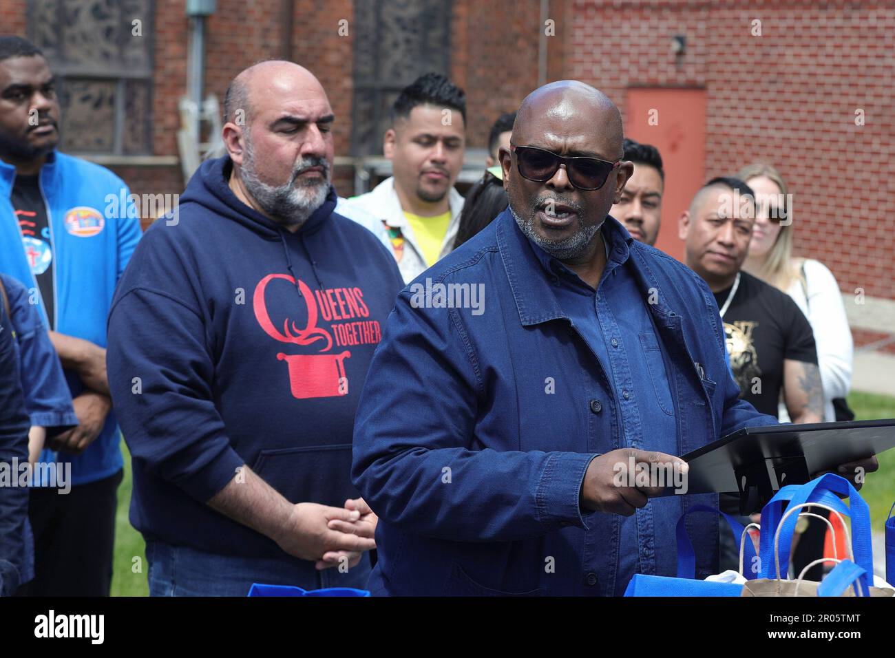 Queens, New York, USA, May 06, 2023 Mayor Eric Adams at the First