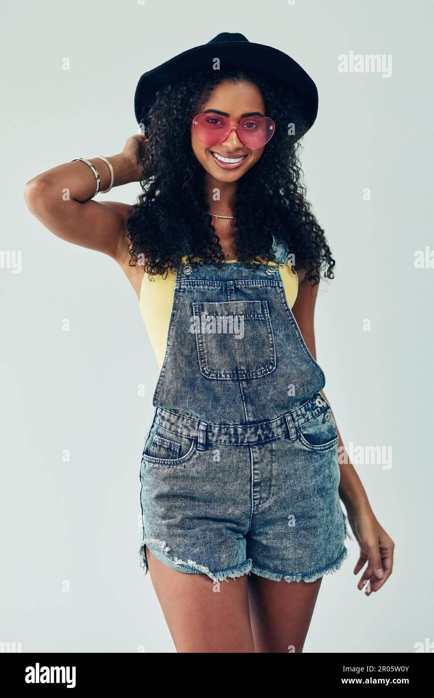 Confidence is the key to pulling off any outfit. Studio shot of an