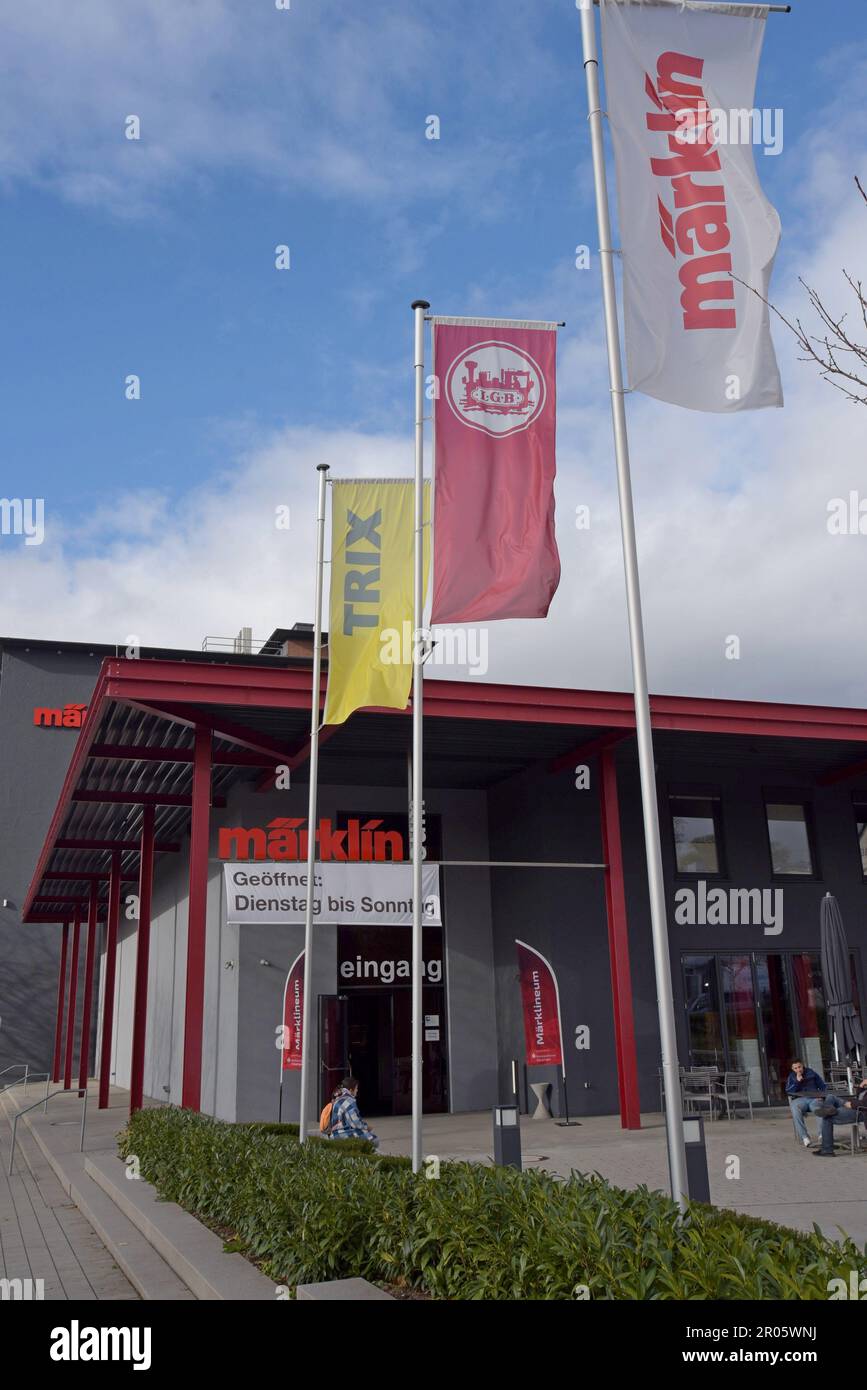 The museum & shop at the head office & factory of Marklin models, the