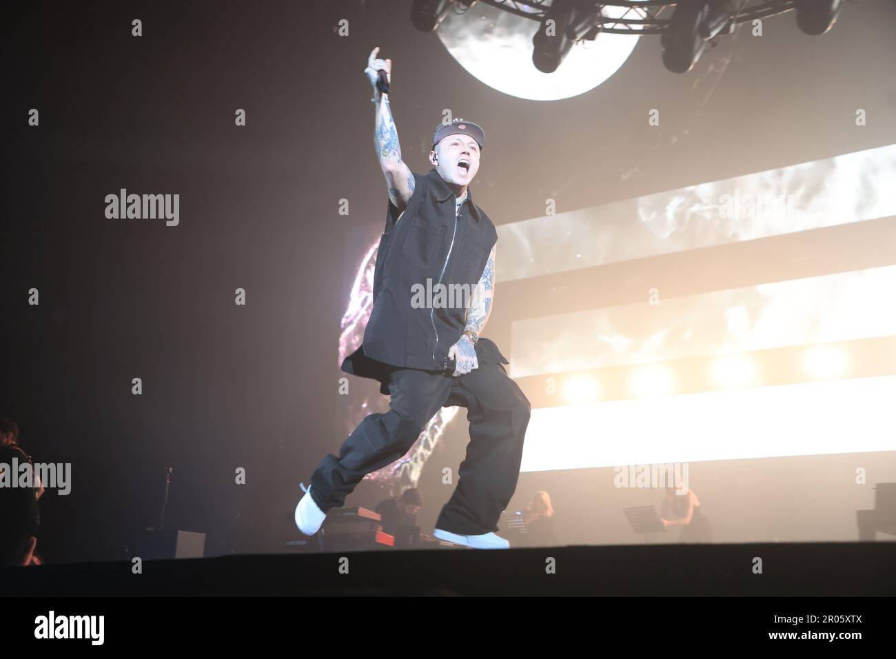 Lazza on stage hi-res stock photography and images - Alamy