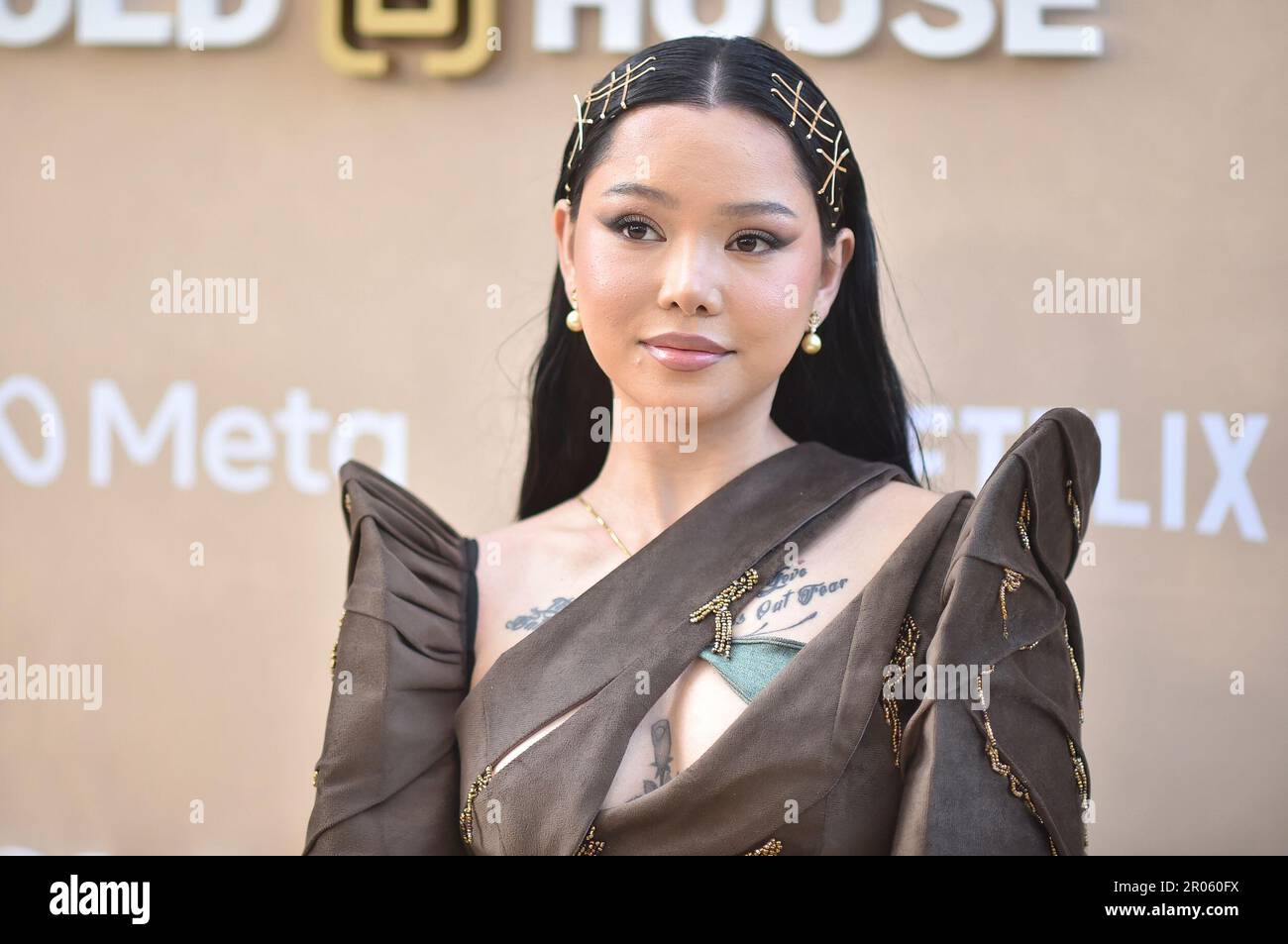 Bella Poarch arrives at the second annual Gold Gala on Saturday, May 6