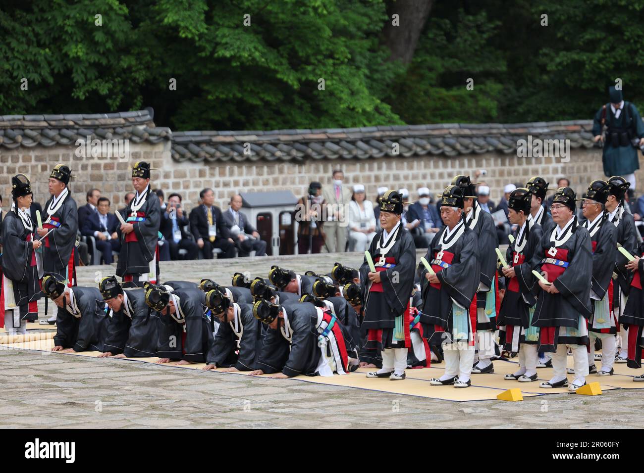 07th May, 2023. Royal ritual to honor past kings of Joseon Dynasty ...