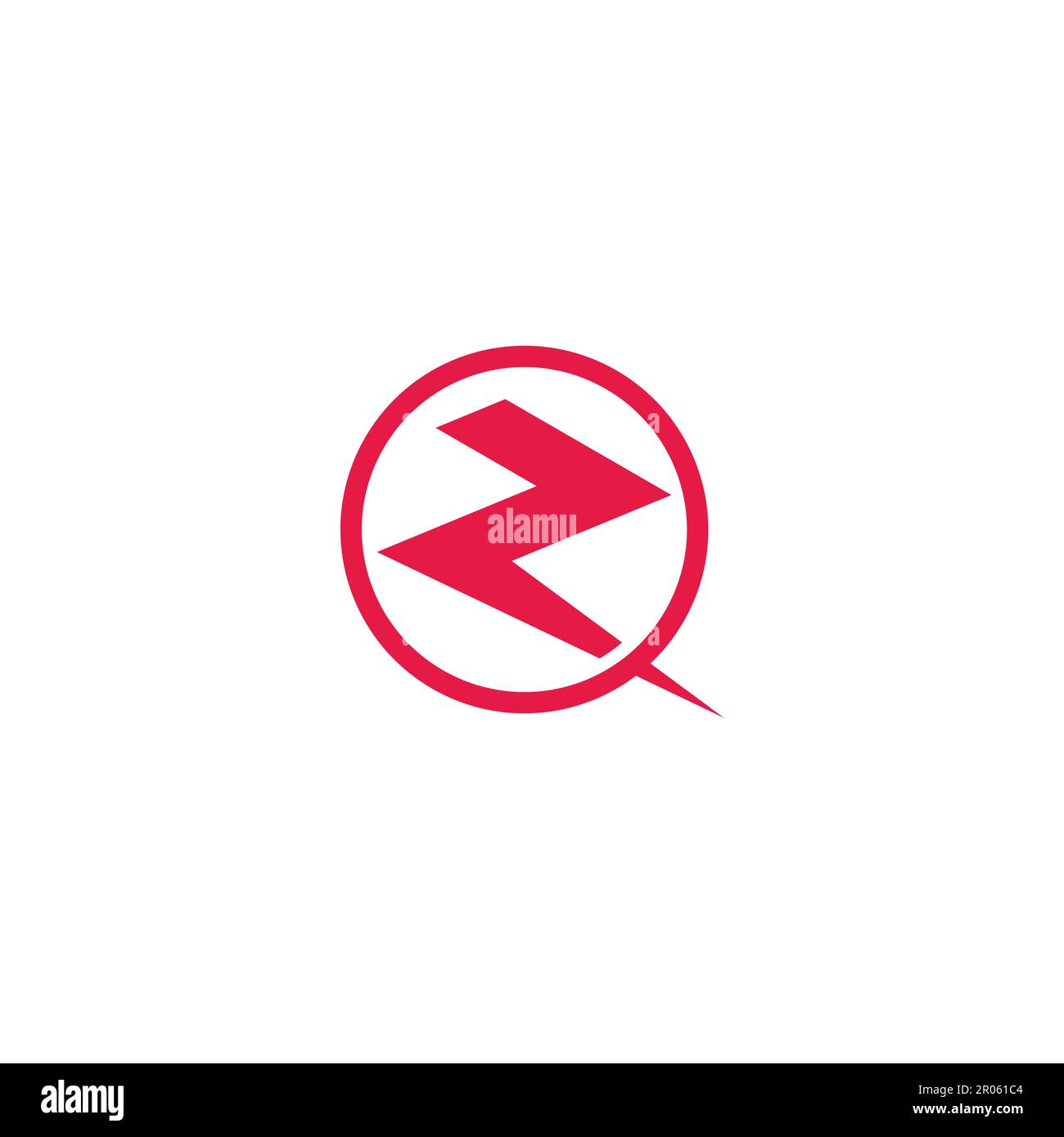 letter z power fast electric logo vector Stock Vector Image & Art Alamy