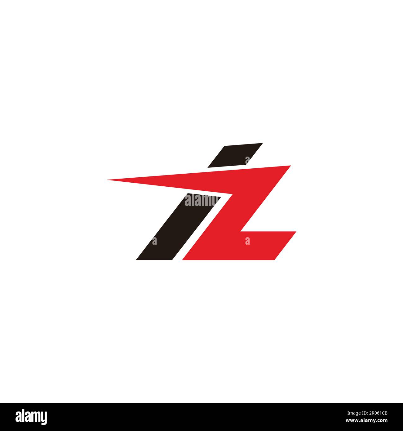 letter il motion run logo vector Stock Vector