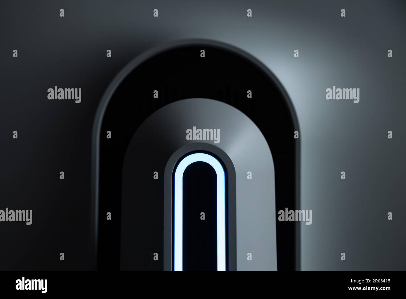 Detail Photo of Alienware Curved Gaming Monitor Computer Screen Computer Monitor Stock Photo