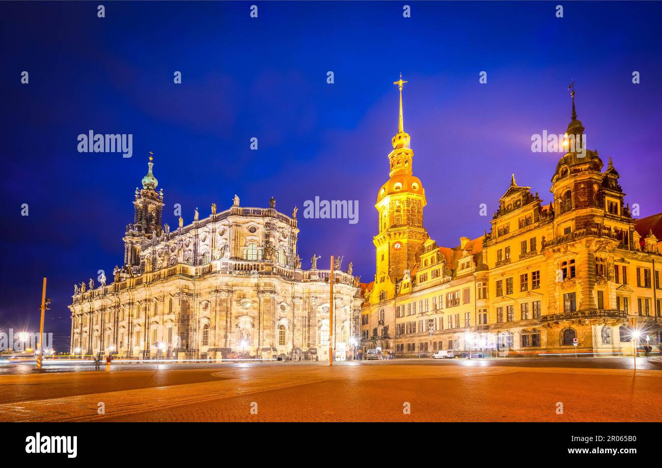 Downtown of Dresden, Germany Stock Photo