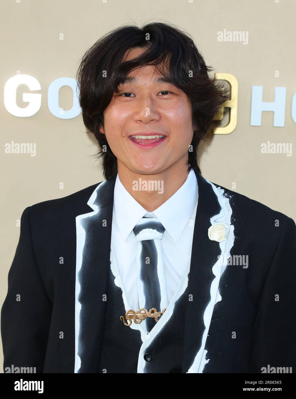 Los Angeles, USA. 06th May, 2023. Sam Song Li arrives at The Second Annual Gold Gala held at The Music Center in Los Angeles, CA on Saturday, May 6, 2023 . (Photo By Juan Pablo Rico/Sipa USA) Credit: Sipa USA/Alamy Live News Stock Photo