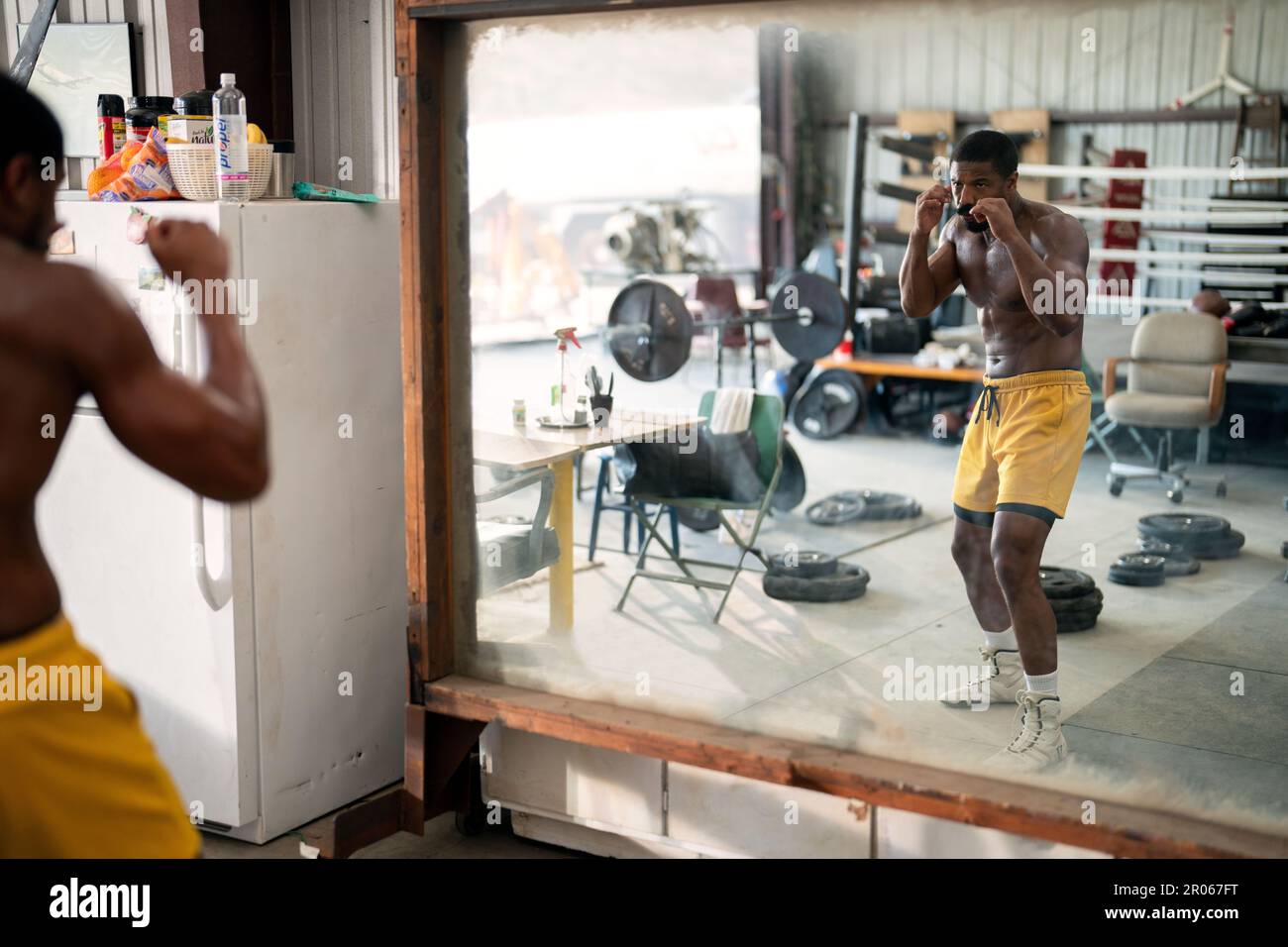 MICHAEL B. JORDAN in CREED III (2023), directed by MICHAEL B. JORDAN. Credit: Metro-Goldwyn-Mayer (MGM) / Album Stock Photo