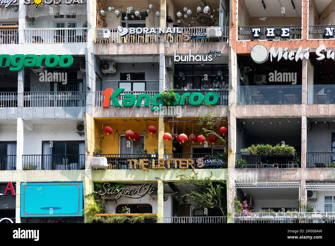 42 Nguyen Hue apartment building frontage, Ho Chi Minh City, Vietnam