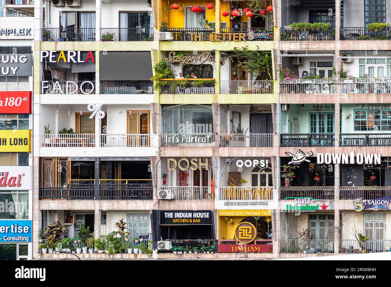 42 Nguyen Hue apartment building frontage, Ho Chi Minh City, Vietnam