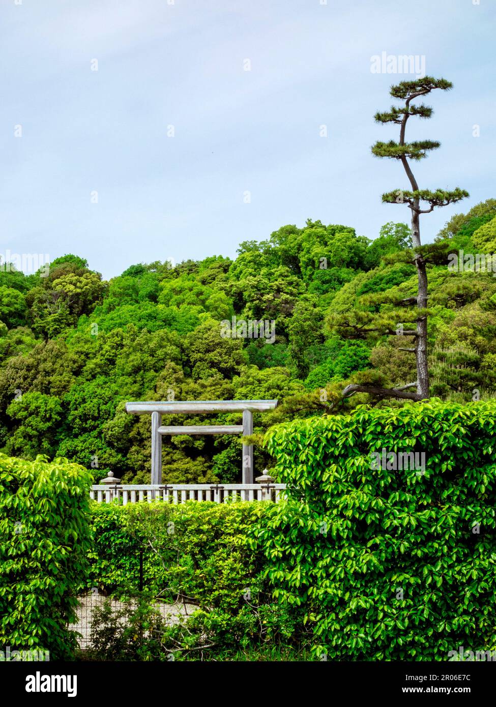 Tomb of Emperor Nintoku (Daisen Kofun) in Sakai City/Japan Stock Photo