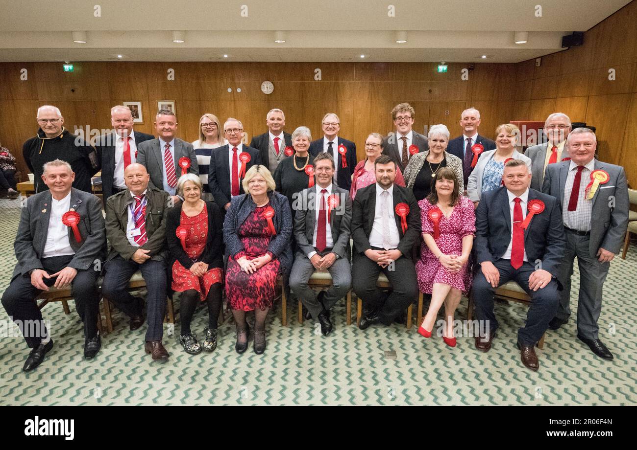 The Labour Party take overall control of the Mansfield District council