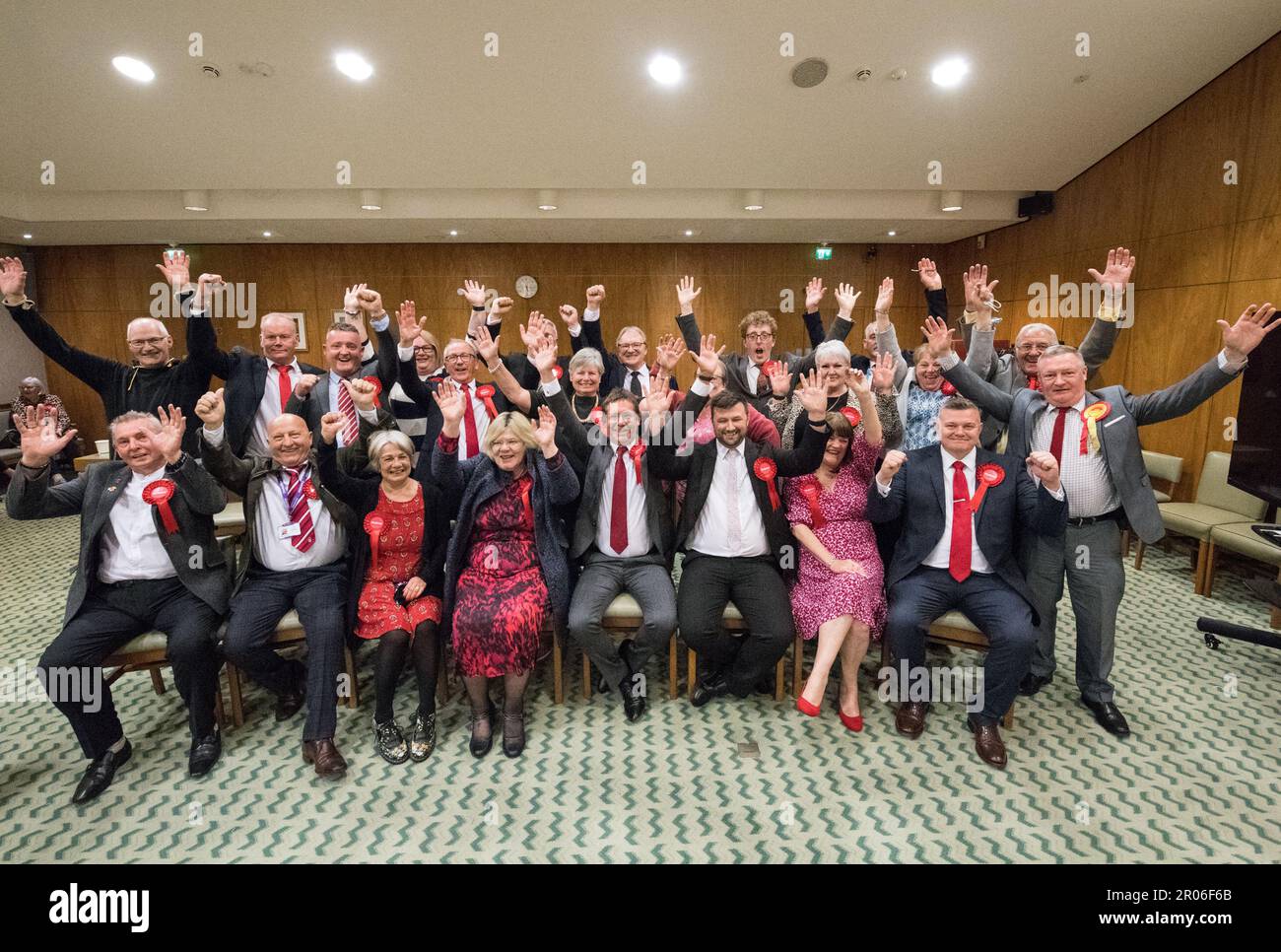The Labour Party take overall control of the Mansfield District council