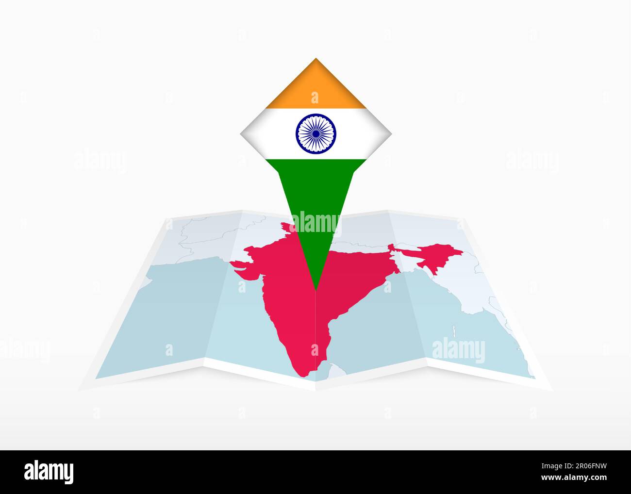 INDIA MAP PATTERNED BOOKMARK main image 1