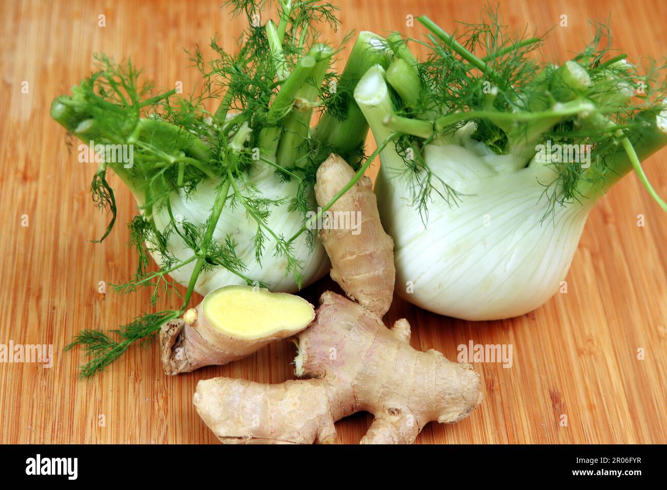 Vitamin Bomb Ginger And Fennel Stock Photo Alamy