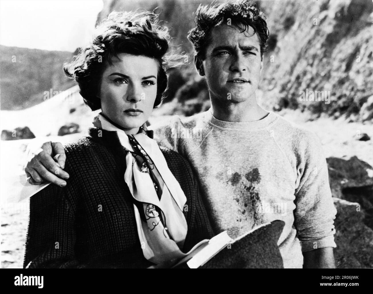 JEAN PETERS and RICHARD TODD as the Reverend Peter Marshall in A MAN