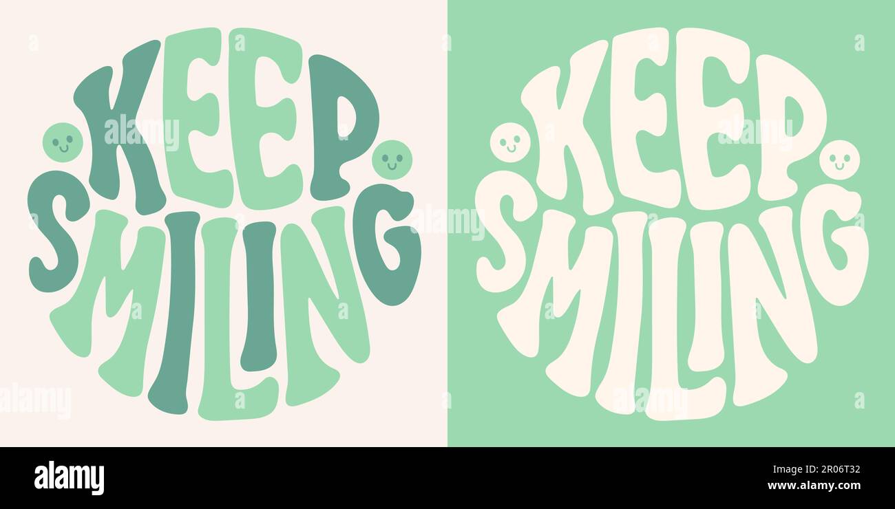 Sorry! Adesivo con Scritta Keep Smiling, Laminato, Resistente agli