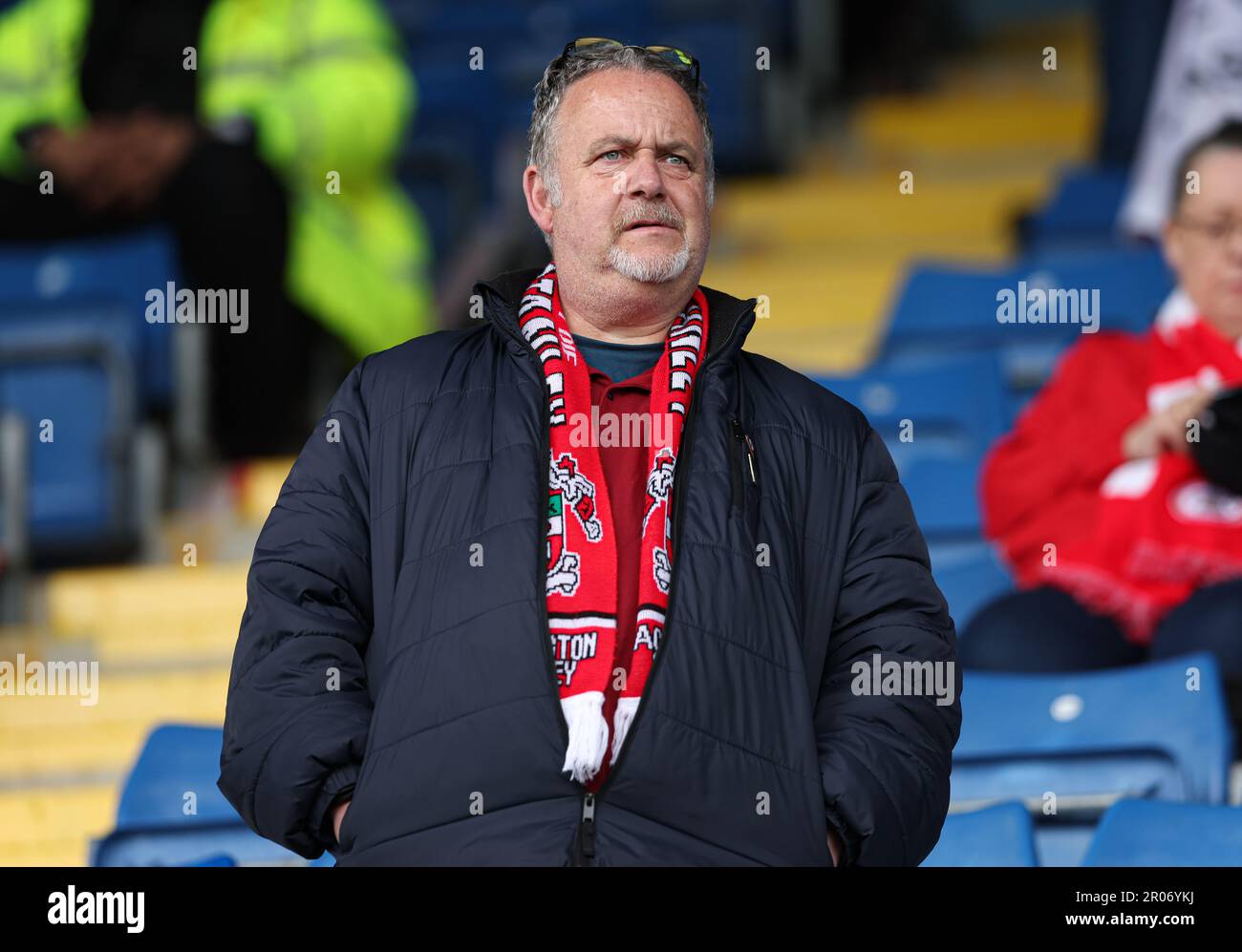 An Accrington Stanley Fan Looks Dejected During The Sky Bet League One ...