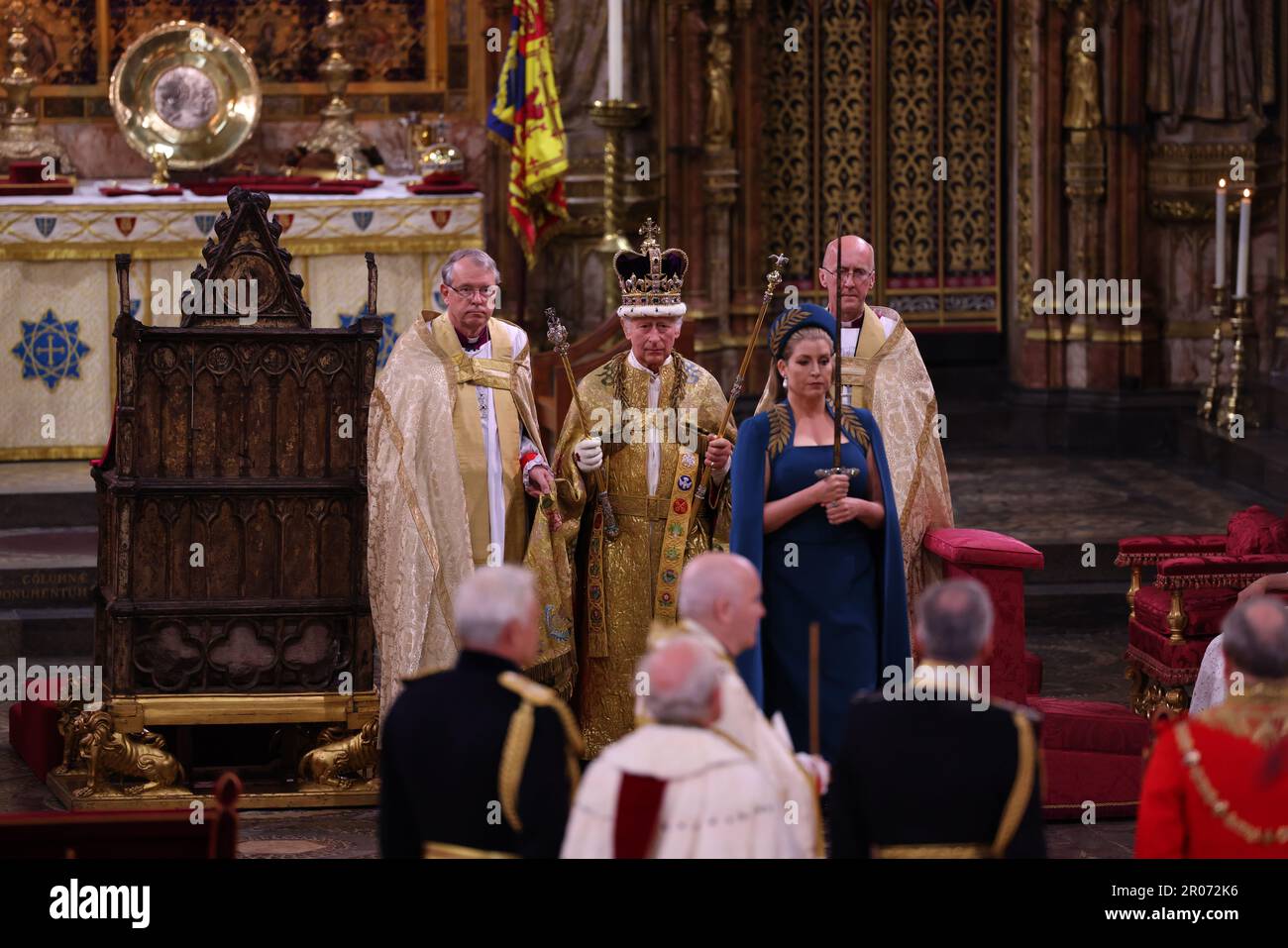 King Charles III with Lord President of the Council, Penny Mordaunt ...