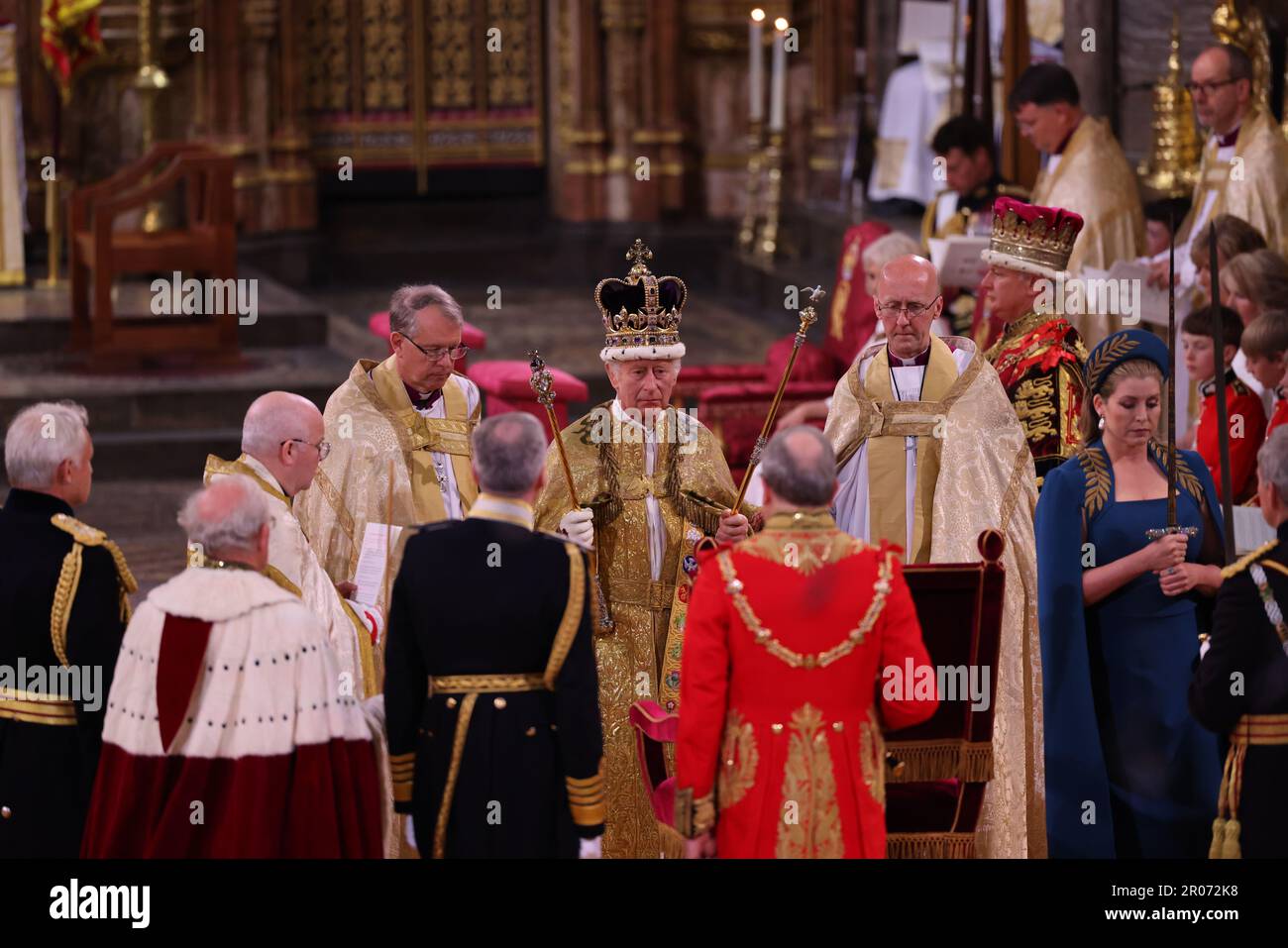 King Charles III with Lord President of the Council, Penny Mordaunt ...