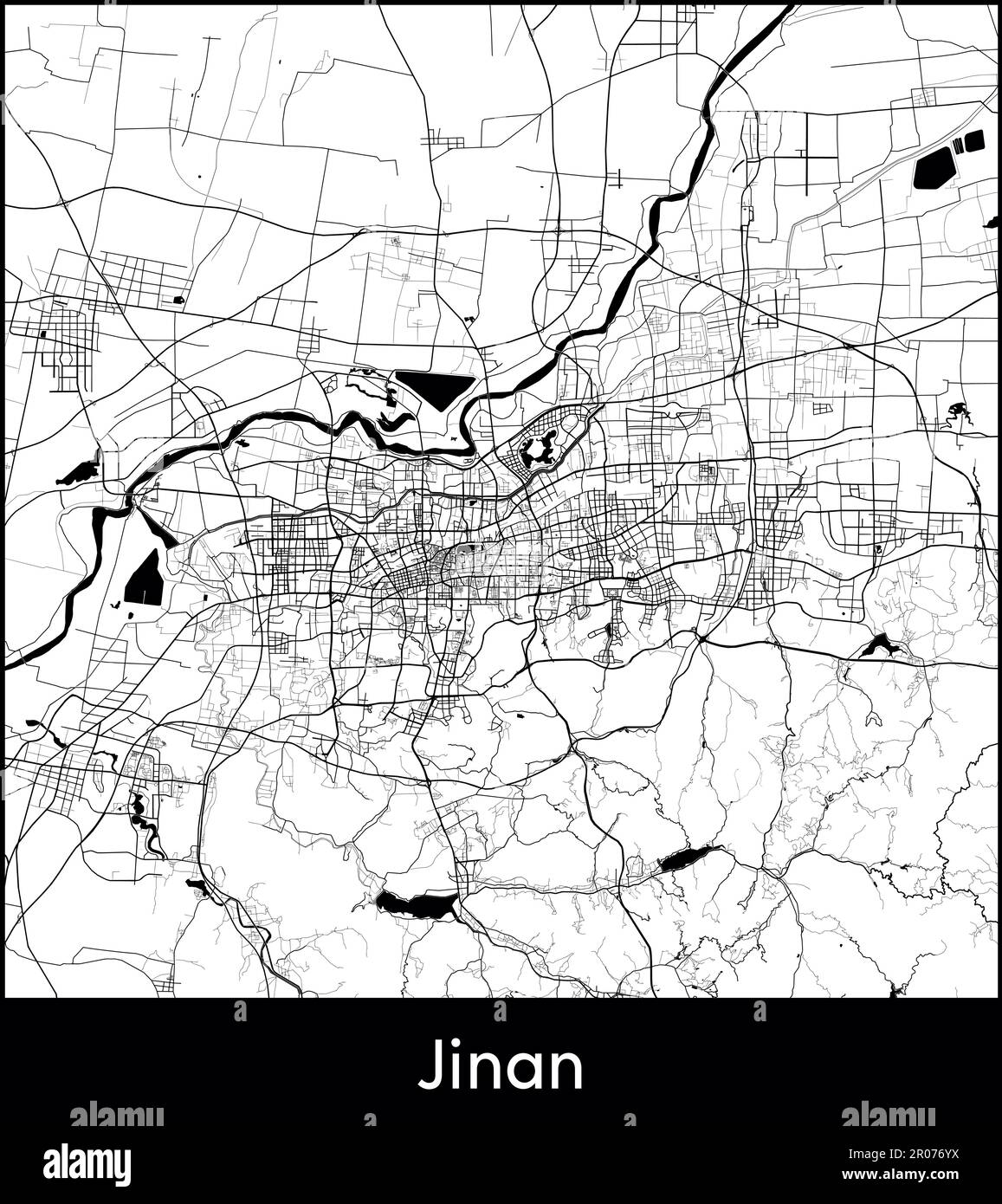 City Map Asia China Jinan Vector Illustration Stock Vector Image Art city-map-asia-china-jinan-vector-illustration-stock-vector-image-art