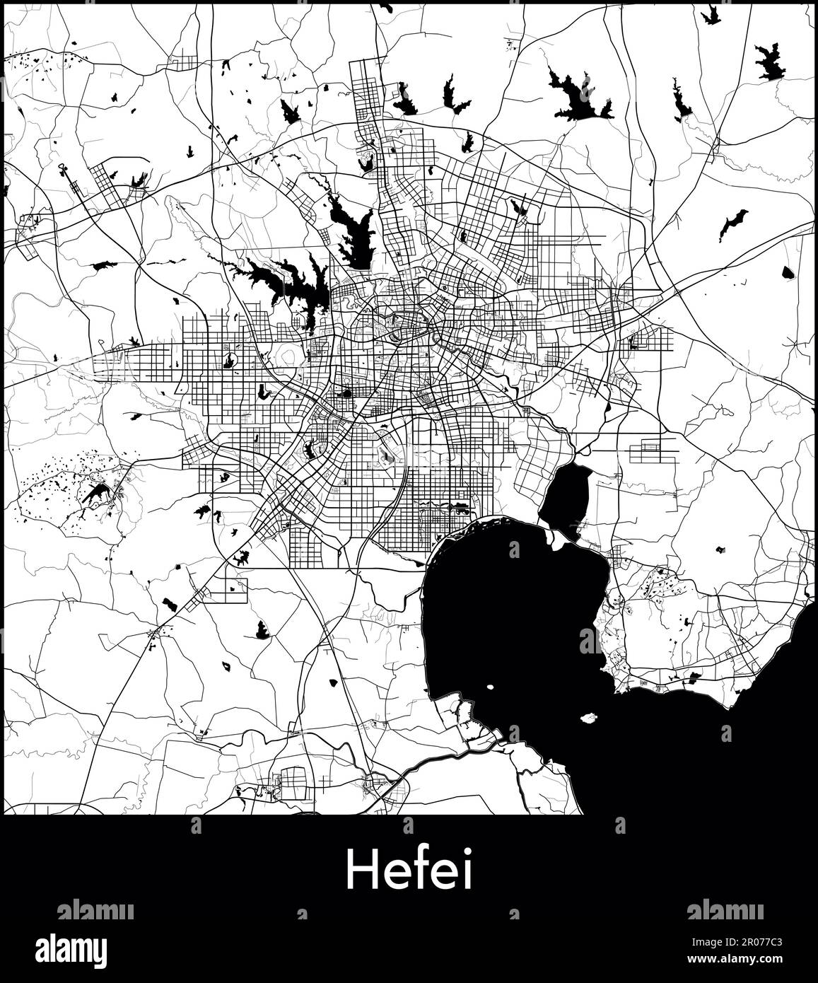 City Map Asia China Hefei Vector Illustration Stock Vector Image Art city-map-asia-china-hefei-vector-illustration-stock-vector-image-art