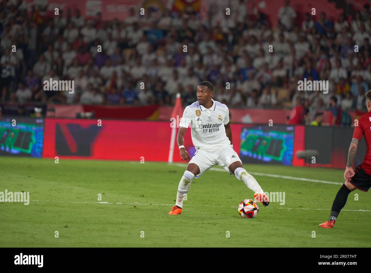 David Alaba of Real Madrid CF in action during the Copa del Rey final