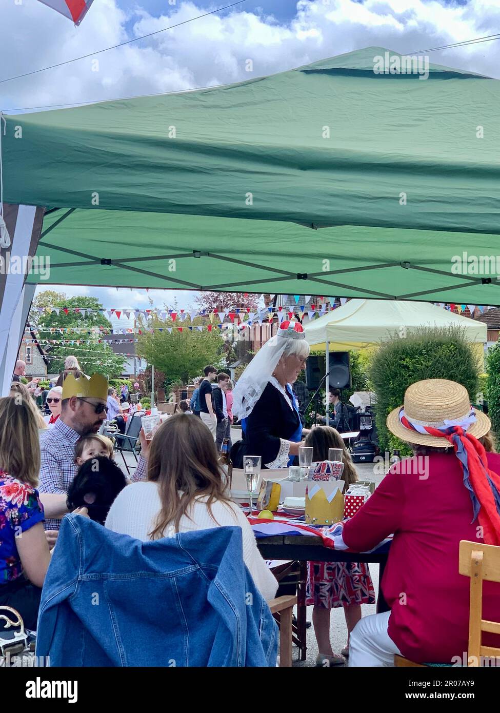 Non Exclusive Residents wearing crowns participate in the Coronation