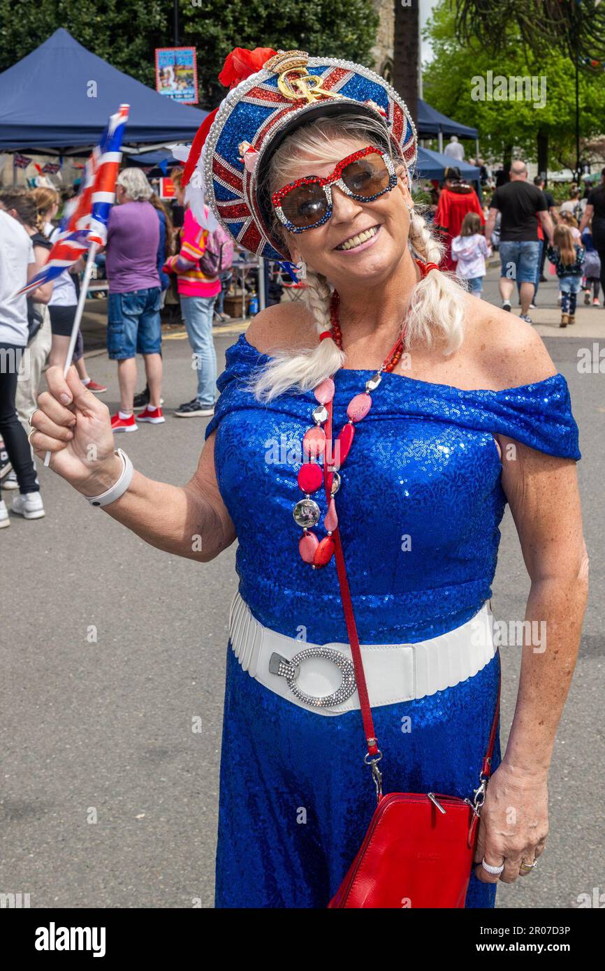 Alcester, Warwickshire, UK. 7th May, 2023. Alcester was the scene of a