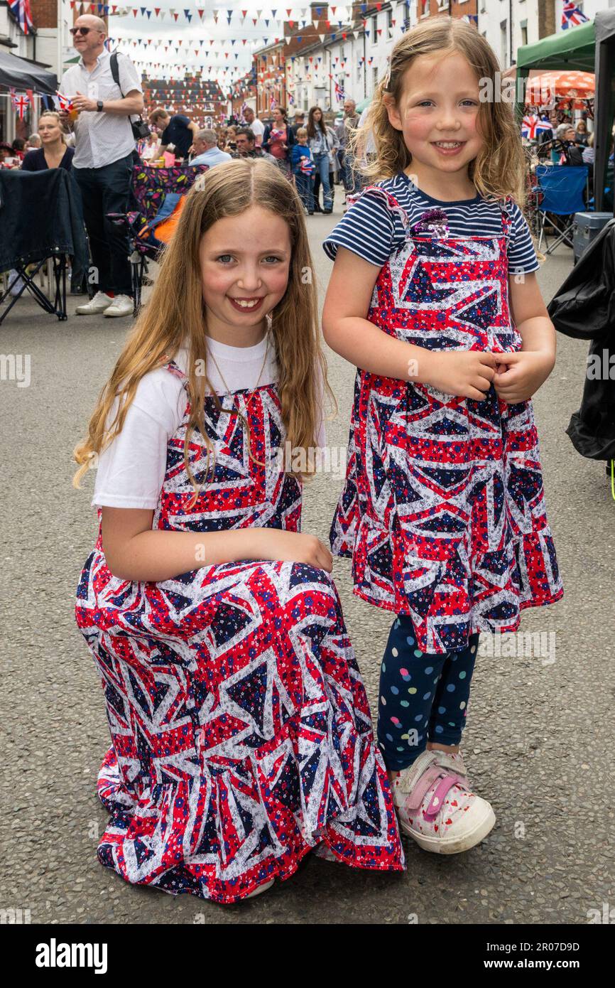 Alcester, Warwickshire, UK. 7th May, 2023. Alcester was the scene of a