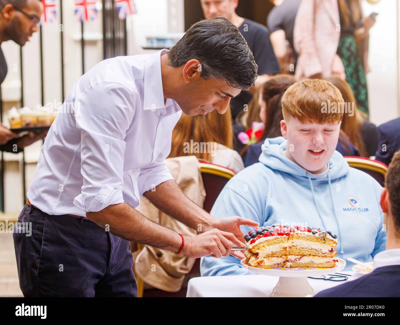 London, UK. 7th May, 2023. Prime Minster, Rishi Sunak, hosts the Big