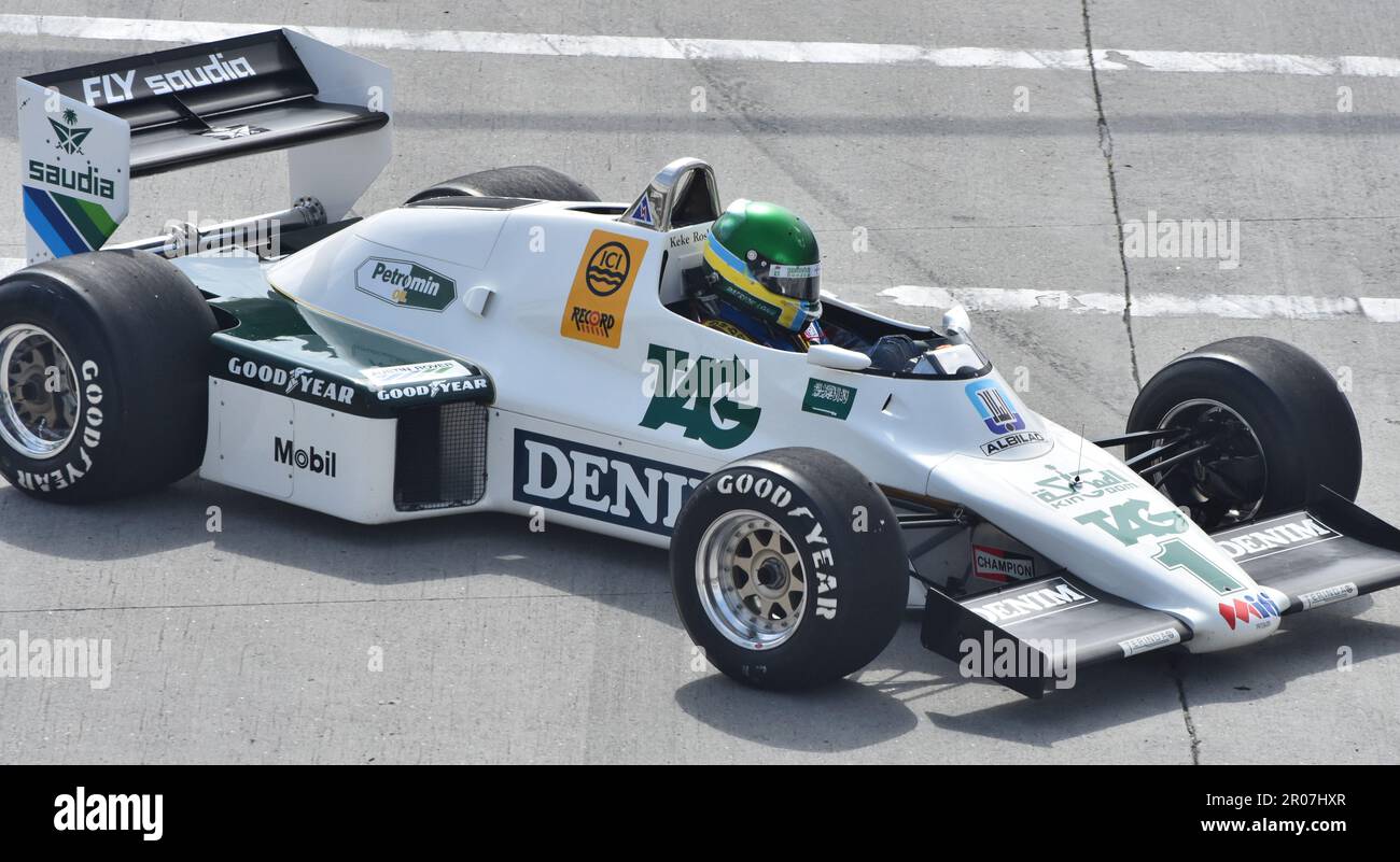 当時物 CHAMPION RACING FORMULA-Z AC/002 The Williams FW08C at the Long Beach Grand Prix, driven by