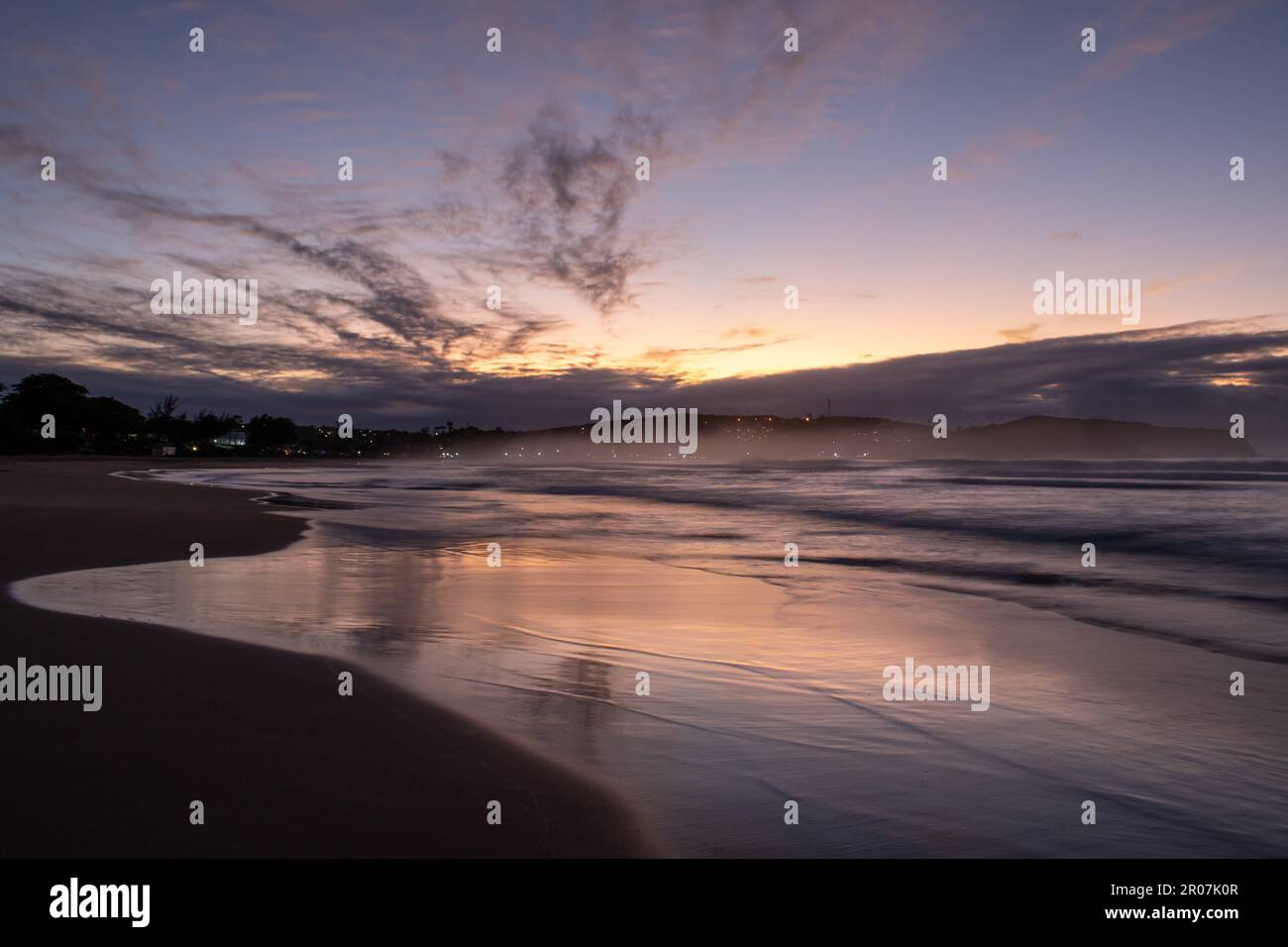 Morning reflections at Geriba Beach, Búzios, Brazil. Stock Photo
