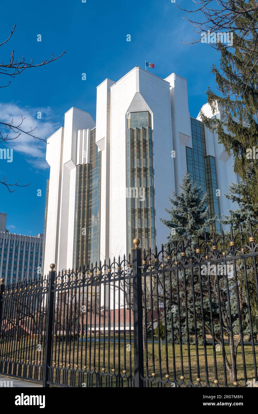 Chisinau, Moldova - March 8, 2023: Presidential Palace In Chisinau ...